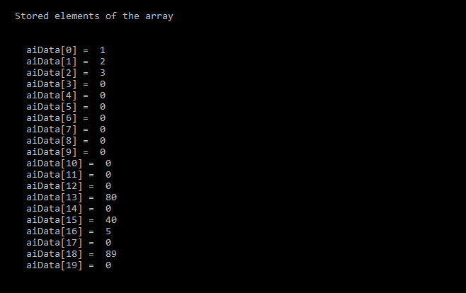 Stm32 array declaration form